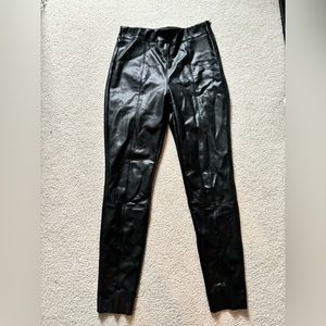 faux leather pants